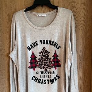 Long sleeve Christmas T-shirt